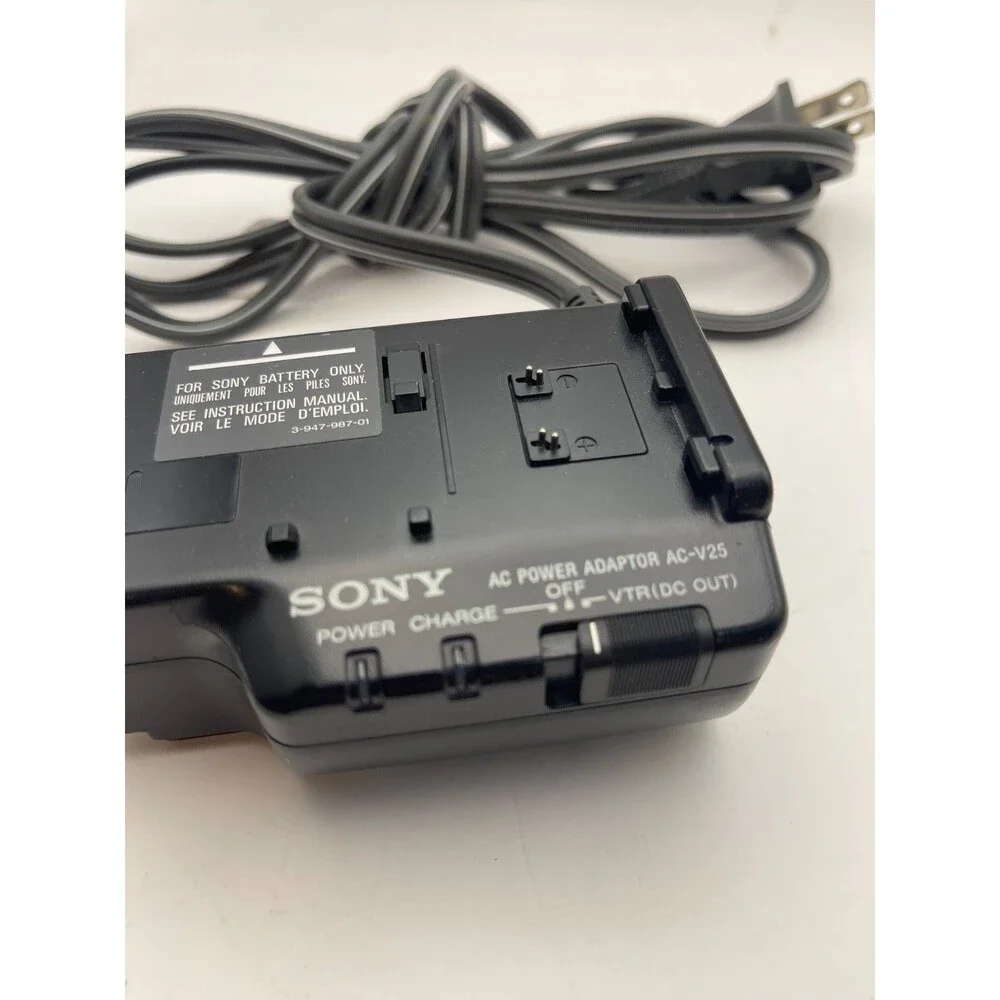 Sony AC-V25 AC Power Adapter Battery Charger Handycam Camcorder OEM Tested